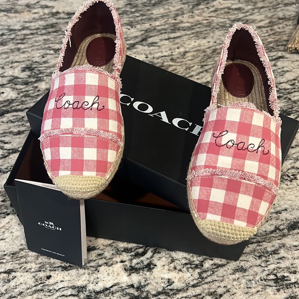 Coach Celina Espadrille Gingham
